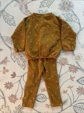 RYLEE + CRU | Star Print Sweatshirt & Leggings Set